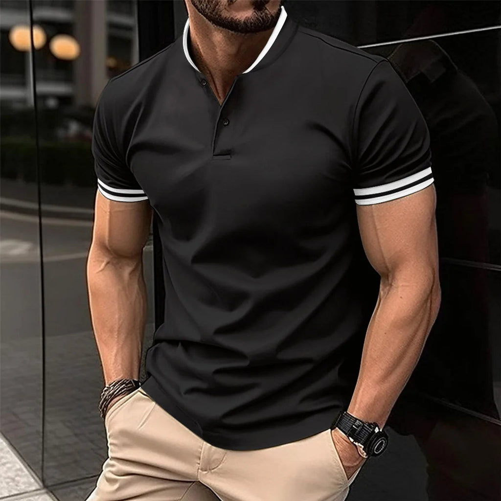 Men's Cotton Polo Shirt HARTTMAN HT106 in Black