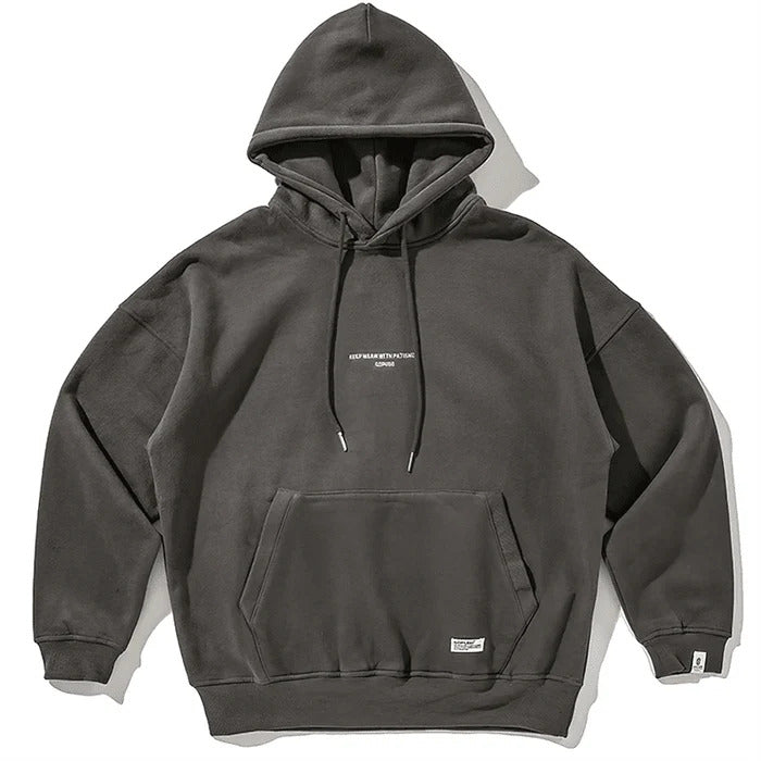 Men's Cotton Street Sweatshirt HARTTMAN HT075 in Dark Grey