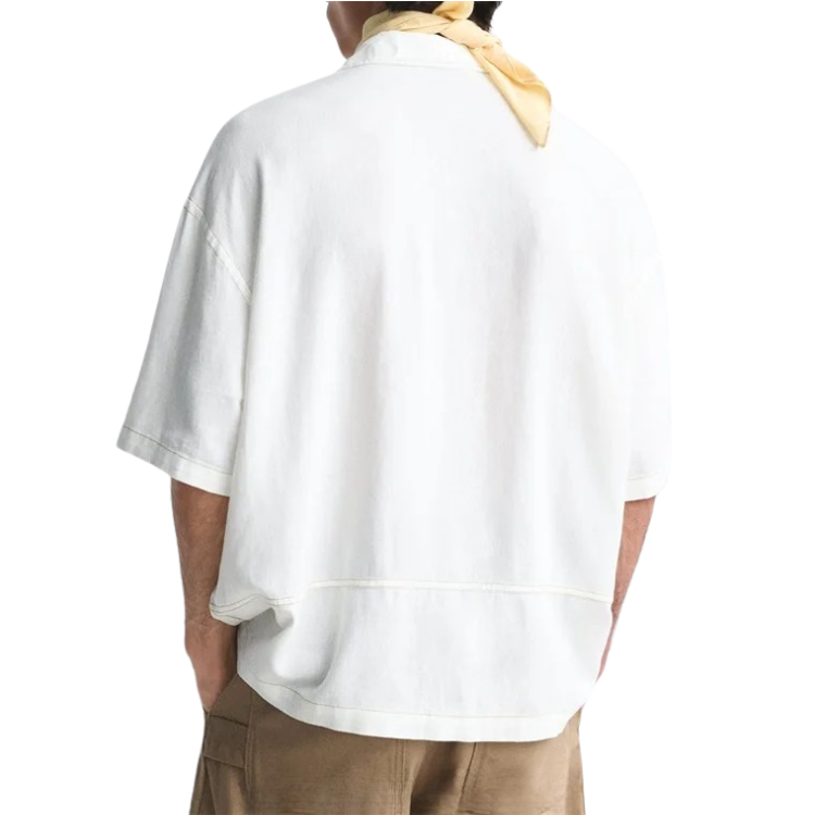 Men's Contrast Linen Shirt HARTTMAN HT361