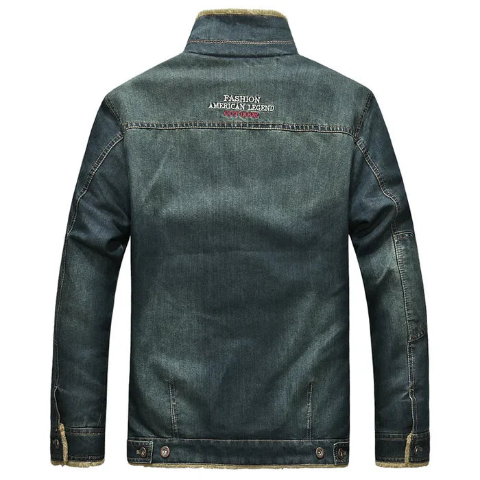 Men's Quilted Denim Jacket HARTTMAN HT136