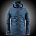 Men's Waterproof Windbreaker Jacket HARTTMAN HT145 in Blue