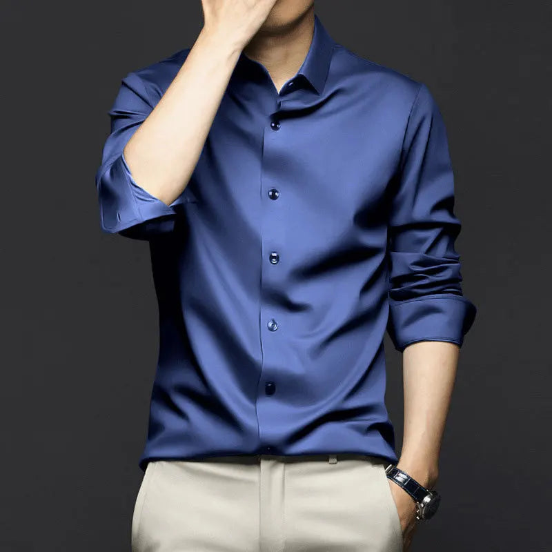 Men's Formal Shirt HARTTMAN HT422 in Blue