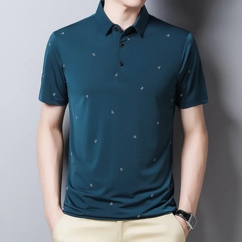 Men's Cotton Polo Shirt HARTTMAN HT112 in Green
