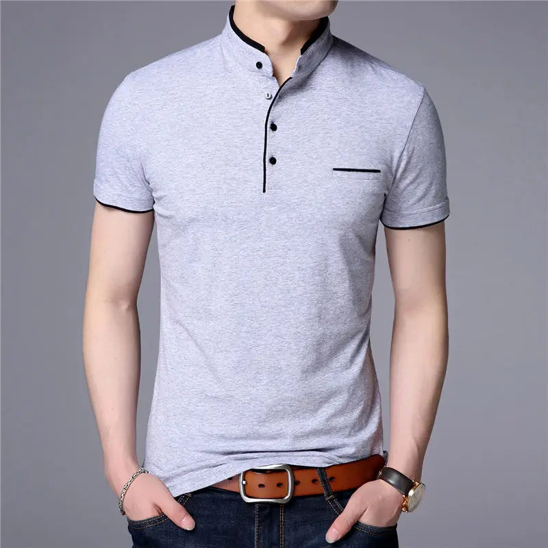 Men's Cotton Polo Shirt HARTTMAN HT110 in Grey